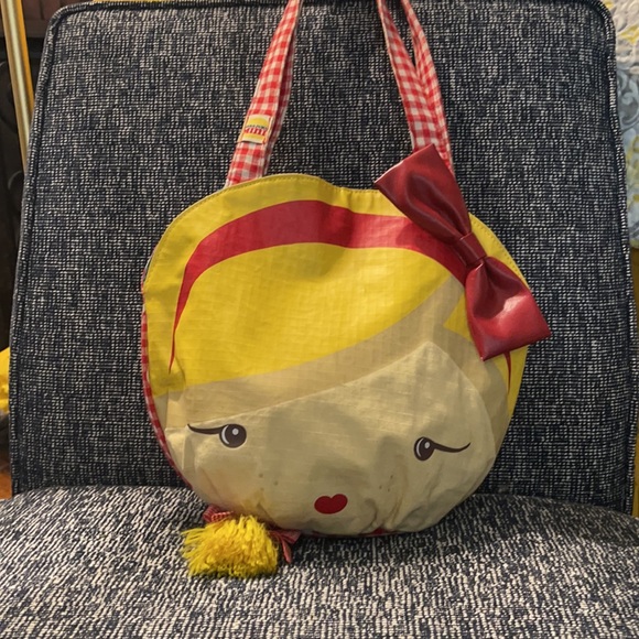 Harajuku Lovers Handbags - Gwen Stefani’s Harajuku,red,white check girl bag